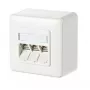 RJ-45-pistorasia METZ CONNECT 130B11D30002-E valkoinen