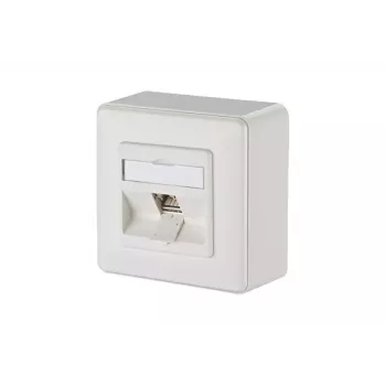 RJ-45-pistorasia BTR NETCOM 130B12D10002-E valkoinen