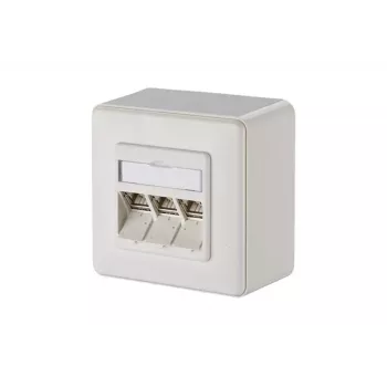 Pistorasia RJ-45 BTR NETCOM 130B12D30002-E valkoinen