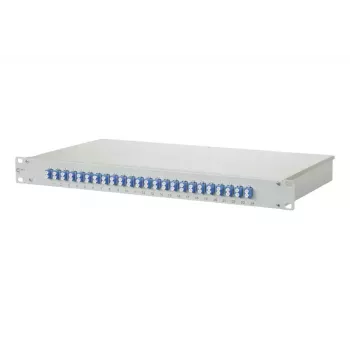 METZ CONNECT OpDAT fix 1U Jatkoslaatikko, 24x LC Duplex, OS2, harmaa (1502597424-E)