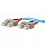 Kuitukaapeli METZ CONNECT 151J1EOEO20E 2x SC OM3 2 m aqua