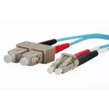 Kuitukaapeli METZ CONNECT 151J1EOJO10E 2x SC 2x LC OM3 1 m aqua