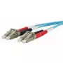 Kuitukaapeli METZ CONNECT 151J1JOJO10E 2x LC OM3 1 m aqua