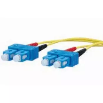 Kuitukaapeli METZ CONNECT 151P1EOEO10E 2x SC OS2 1 m keltainen