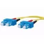 Kuitukaapeli METZ CONNECT 151P1EOEO10E 2x SC OS2 1 m keltainen