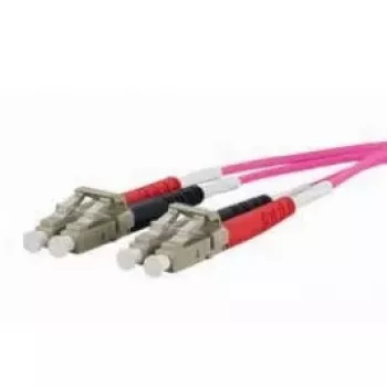 Kuitukaapeli METZ CONNECT 151S1JOJO10E 1 m 2x LC pinkki