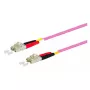 Kuitukaapeli METZ CONNECT 151S1JOJO50E 5 m LC violetti