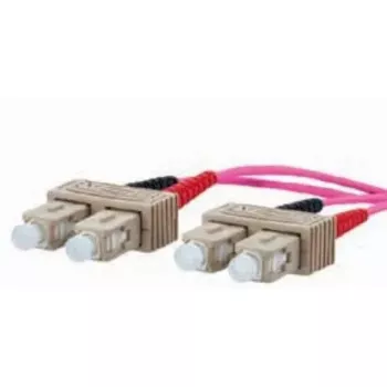 Kuitukaapeli METZ CONNECT 151S1EOEO10E 2x SC OM4 1 m pinkki