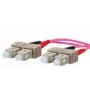 Kuitukaapeli METZ CONNECT 151S1EOEO20E 2x SC OM4 2 m pinkki