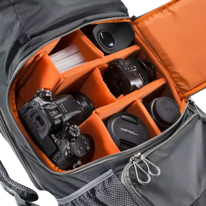 Reppulaukku Mantona ElementsPro 40 harmaa oranssi