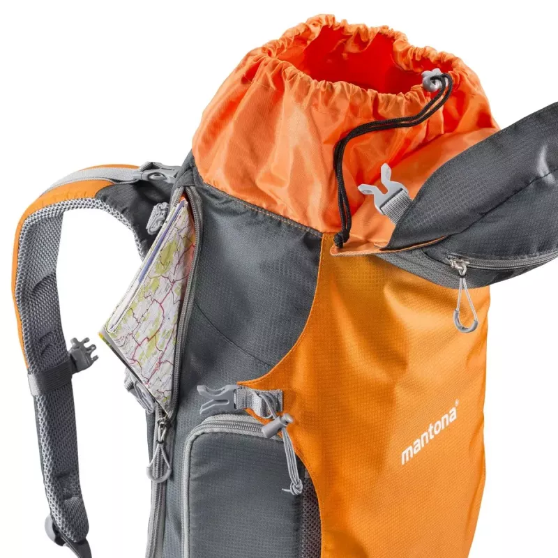 Reppulaukku Mantona ElementsPro 40 harmaa oranssi