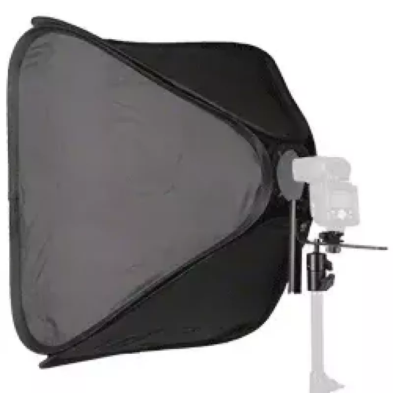 Softbox Walimex 16785 musta hopea valkoinen 600x400x600 mm