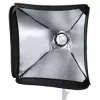 Softbox Walimex 16785 musta hopea valkoinen 600x400x600 mm