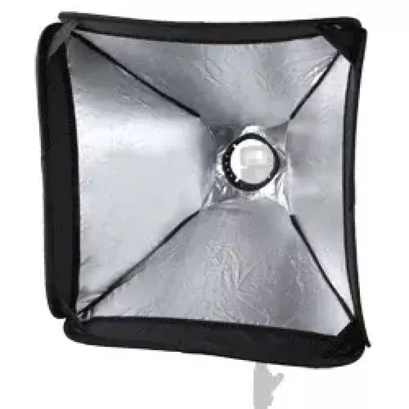 Softbox Walimex 16785 musta hopea valkoinen 600x400x600 mm