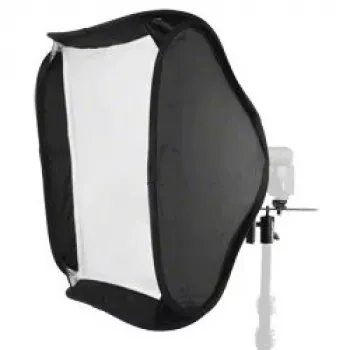 Softbox Walimex 16785 musta hopea valkoinen 600x400x600 mm