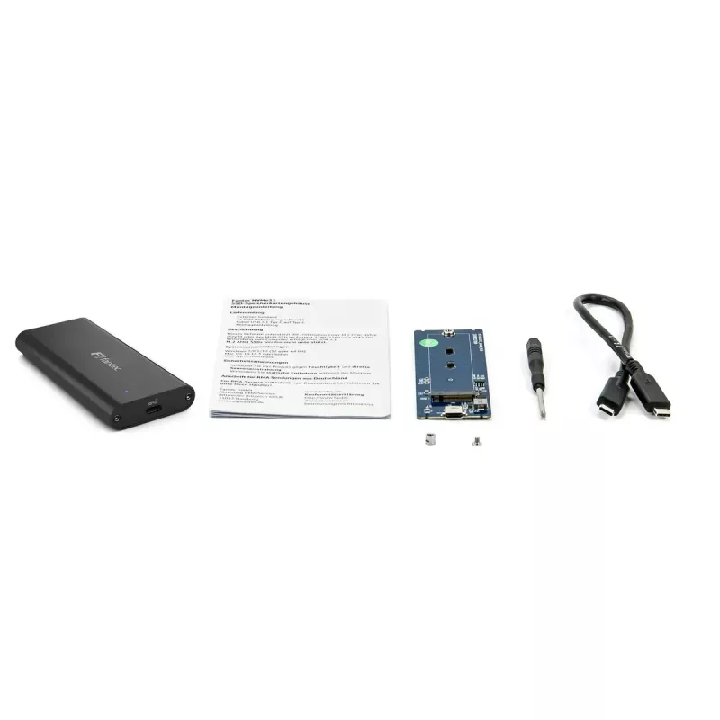 SSD-kotelo Fantec NVMe31 musta M.2