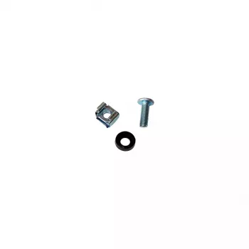 Häkkimutteri BlueOptics BLCNS001 M6 4 kpl musta ruostumaton teräs