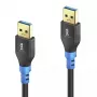 PureLink FI-U310-010 1 m USB 3.2 Gen 1 -kaapeli musta sininen