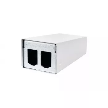 Kytkentäpaneelin lisävaruste METZ CONNECT 130861-0202-E seinäasennus valkoinen alumiini sinkitty teräs