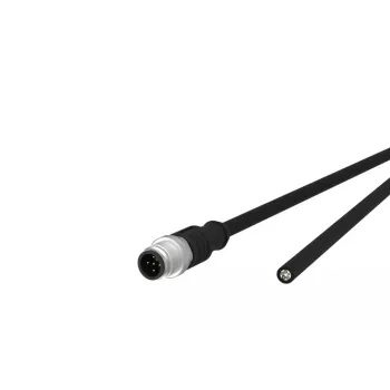 Anturi-/toimilaitekaapeli METZ CONNECT 142MDA10050 M12 pistoke 5 m musta