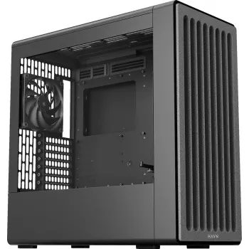 Mid-Tower-PC-kotelo HAVN BF 360 ATX musta RGB-tuulettimilla