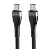 USB-C–USB-C-kaapeli 1 m, 4smarts 540429, musta, 0,48 Gbit/s