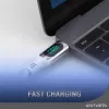 USB-kaapeli 4smarts 540954 3 m USB-C valkoinen USB 2.0 0,48 Gbit/s