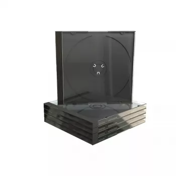 Jewel Case MediaRange BOX31 musta läpinäkyvä