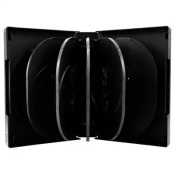 DVD-kotelo MediaRange 12 levyä 39 mm musta