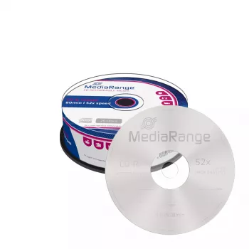 CD-R MediaRange MR201 700 MB 52x 25 kpl