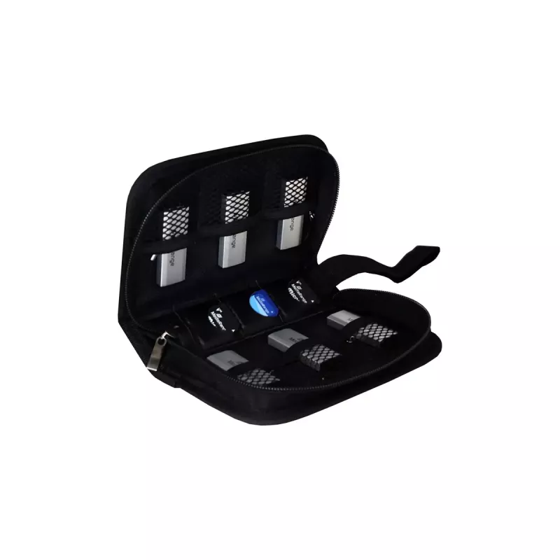 Muistikorttikotelo MediaRange BOX98 3 kortille nailon musta