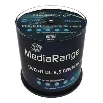 DVD+R DL MediaRange MR470 8,5 GB 100 kpl
