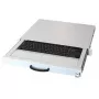 Näppäimistö AIXCASE AIX-19K1UKDETP-W USB PS/2 QWERTZ saksa valkoinen