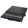 Näppäimistö AIXCASE AIX-19K1UKUSTP-B USB QWERTY US-englanti musta