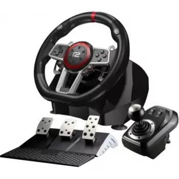 Racing Wheel ready2gaming Multi System Racing Wheel Pro R2GRACINGWHEELPRO Switch PS4 PS3 PC – Force Feedback, ohjauspyörä, polkimet mukana