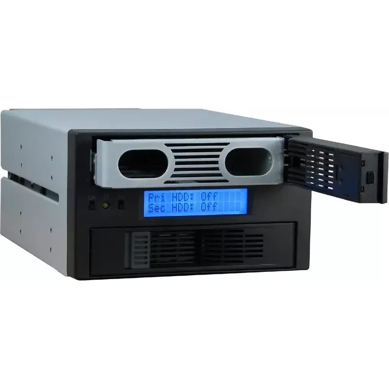 Inter-Tech SB-C 102 Sub-RAID-kotelo 2x 3,5 tuuman SATA-levylle, musta