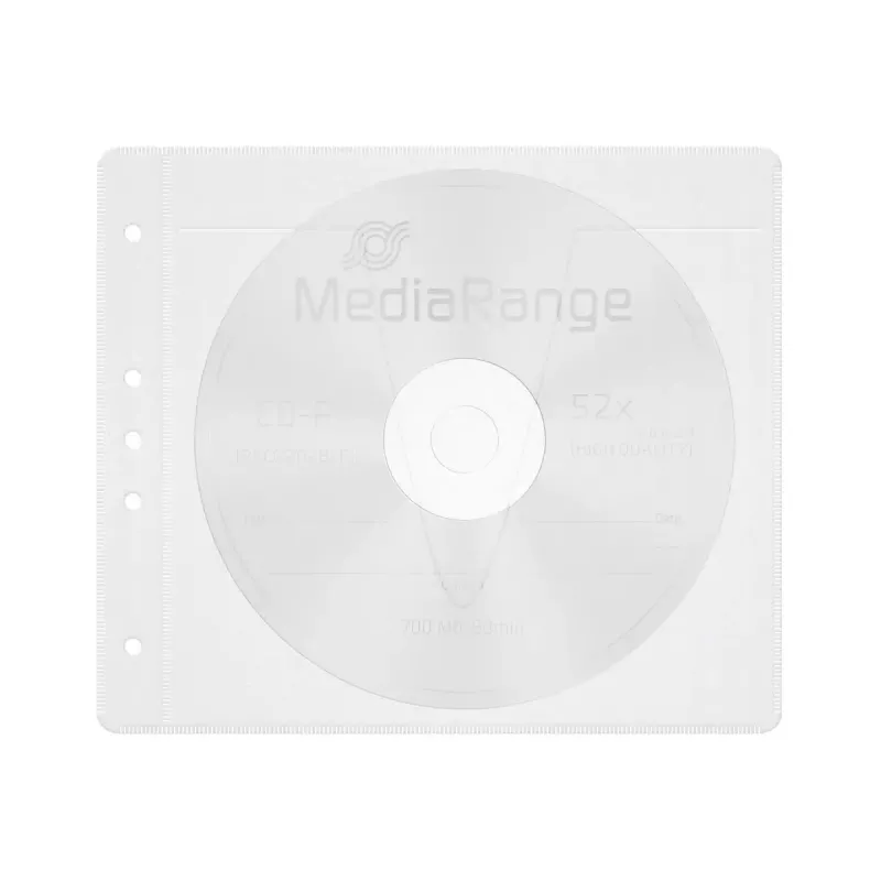 Suojakotelo MediaRange BOX60 2 levylle valkoinen