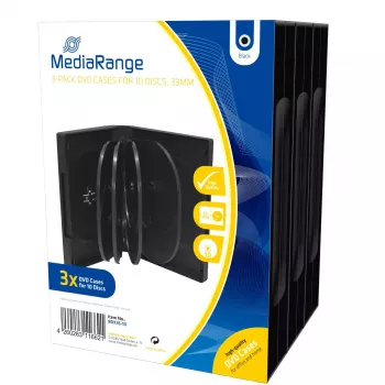 DVD-kotelo MediaRange BOX35-10 musta 10 levylle