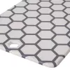 Resto Kitchenware 95402 suorakaiteen muotoinen muovinen leikkuulauta harmaa valkoinen