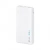 Powerbank XLAYER 217286 — 20000 mAh LiPo, 2× USB-A, 1× USB-C, valkoinen