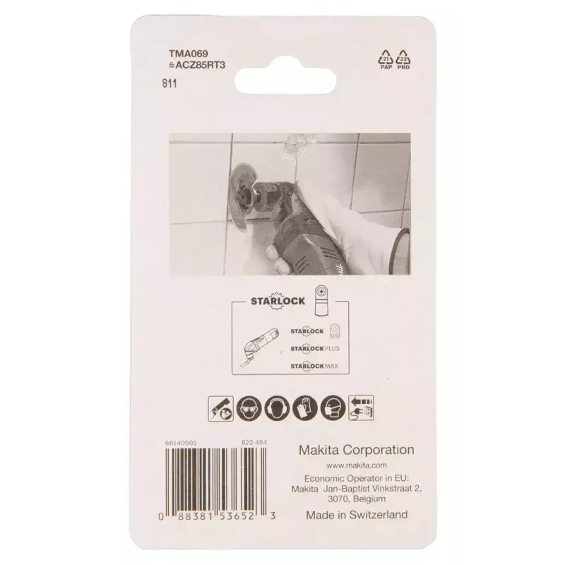 Makita TMA069 Kovametallisegmenttisahanterä 85 mm (B-65028)