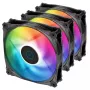 Iceberg Thermal IceGALE Lightning ARGB -tuuletin 12 cm musta 3 kpl