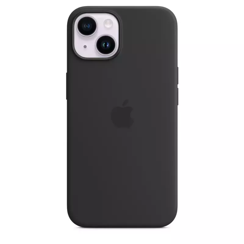 Silikonikotelo MagSafe-yhteensopiva iPhone 14:lle Applelta — mikrofiber/silikoni, 6,1