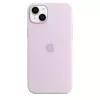 Silikonikotelo Apple iPhone 14 Plus MagSafe lila kotelo