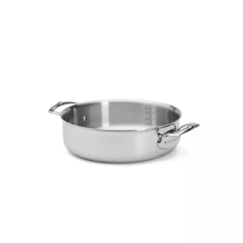 de Buyer Affinity sauteuspannu ruostumaton teräs 28 cm pyöreä