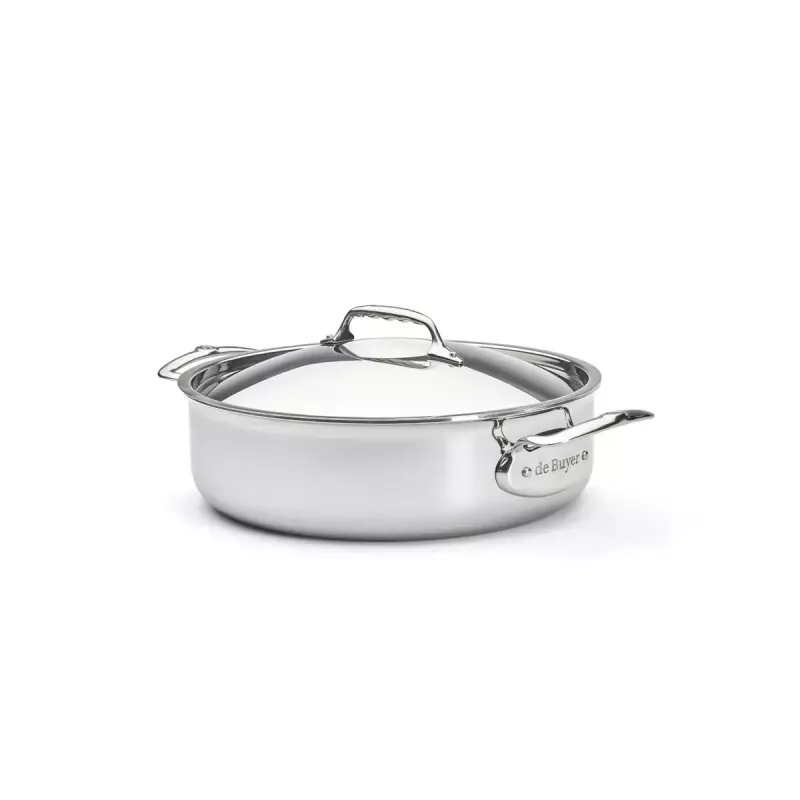 de Buyer Affinity sauteuspannu ruostumaton teräs 28 cm pyöreä