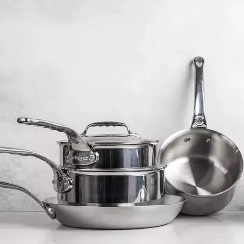 de Buyer Affinity Kattila kannella, 28 cm, ruostumaton teräs