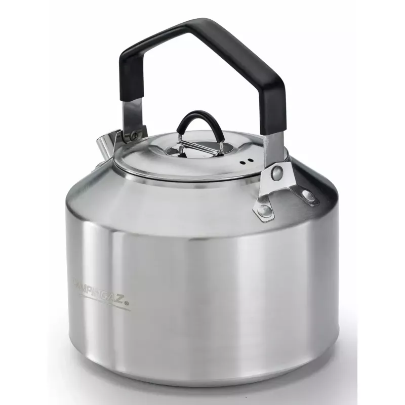 Vedenkeitin Campingaz 2197186 1,5 l ruostumaton musta kahva