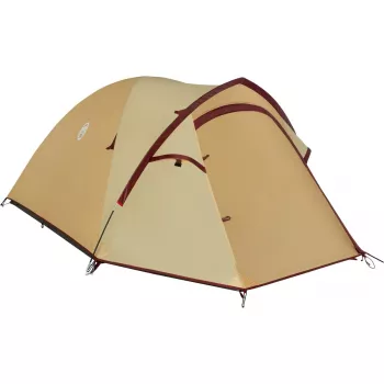 Teltta COLEMAN Darwin 3 Plus Summer – 3 hengen kesämalli, beige/tummanpunainen