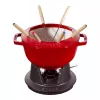 Fondue-sarja Staub 18 cm Cherry, pyöreä 0,25 L, 187×100 mm, 4,6 kg